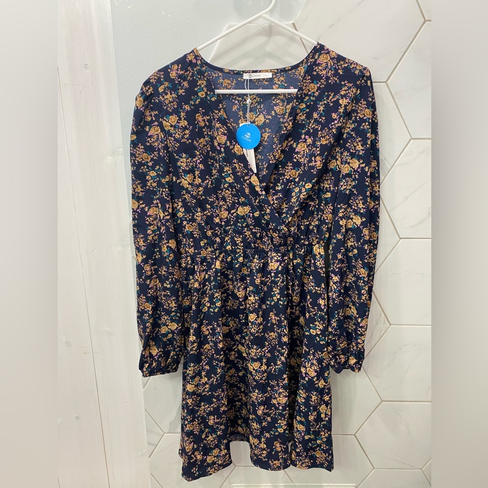 Cupshe floral midi dress